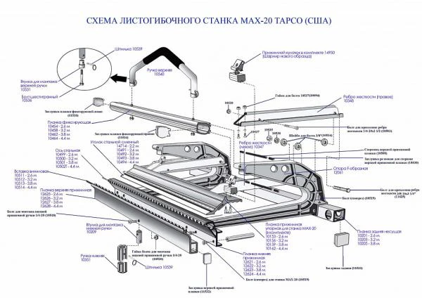 Фото Шпилька для установки верхней фиксирующей ручки 6,35 мм