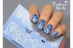 фото Наклейки для маникюра Fashion Nails Слайдер дизайн WHITE #9