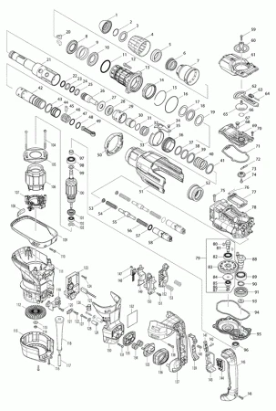 Фото Makita Клавиша C перфоратор Makita HR4013C рис.( 149)