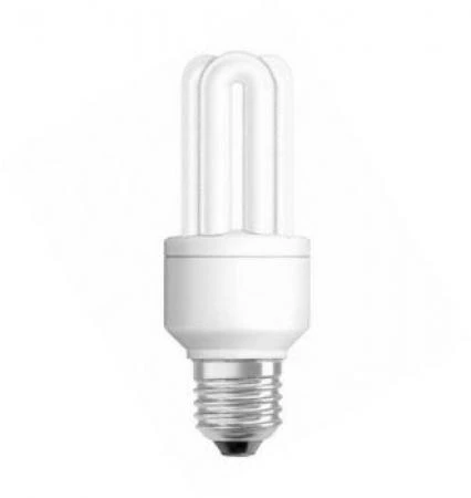 Фото Компактная люминесцентная лампа U-образная Osram - DULUXSTAR 14W 41-827 220-240V 800lm E27 8000h d45x129 - 4008321112996