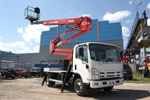 Фото Автовышка Socage DA-324 на шасси ISUZU NPR75LK