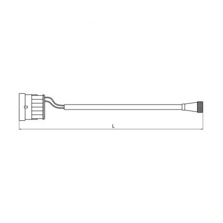 Фото Vetus Командный кабель дроссельной заслонки Vetus EC3E3M 3 м VF для управления двигателем