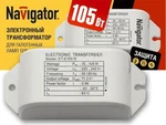 фото Трансформатор электронный 105w 12v с защитой (94 433 NT-EH); 17045