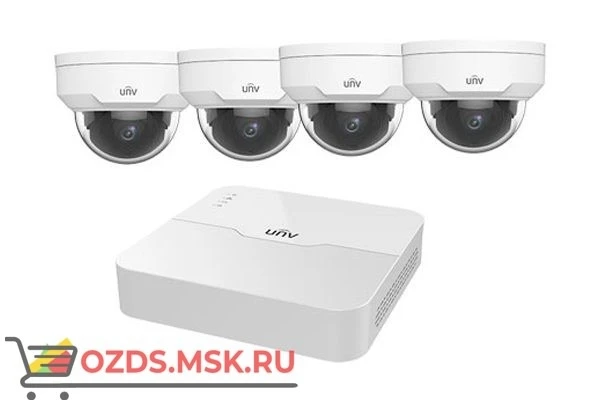 Фото UNIVIEW KIT301-04LB-P44х322LR3-VSPF28-D: Комплект видеонаблюдения