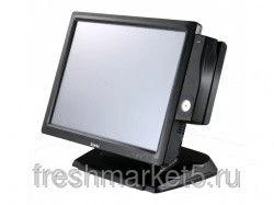 Фото POS-компьютер моноблок Sam4s SPT-4700, 15" сенсорный , черный (2Gb,HDD,MSR (1+2+3) PS/2