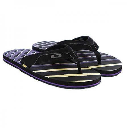 Фото Шлепанцы Oakley O-Strap Black/Purple