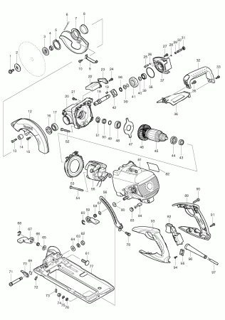 Фото Шнур сетевой MAKITA 5477NB