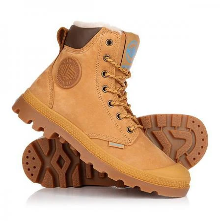 Фото Ботинки зимние Palladium Pampa Sport Cuff W Amber Gold/Mid Gum