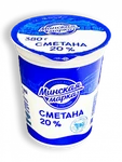 фото Сметана Минская марка 20% 380г стакан