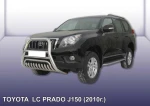 фото Slitkoff Кенгурятник d76 высокий с защитой картера Toyota Land Cruiser Prado 2010