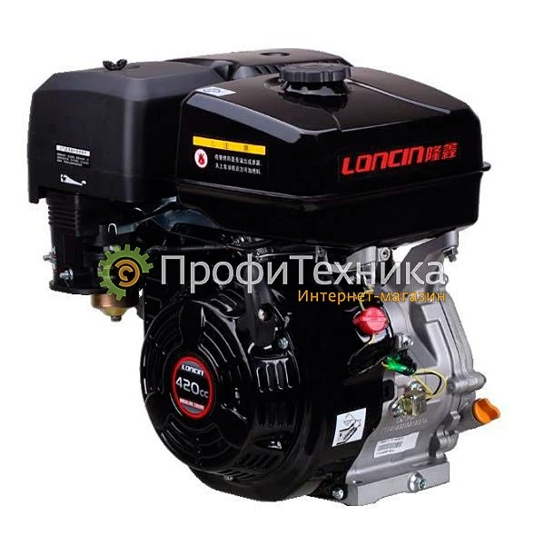 Фото Двигатель бензиновый Loncin G420F (B тип)