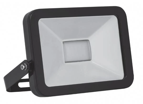 Фото Прожектор светодиодный I-SPOT 30*2835 SMD LED 30W 2400LM 5700K 230V/50Hz 230*185*30 mm с кабелем длиной 30см черный LL-848; 12993