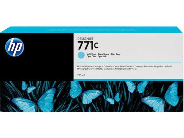 Фото Расходные материалы HP 771C 775ml Light Cyan Ink Cartridge