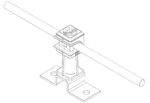 Фото №7 Держатель круглого стержня заземления 68мм
