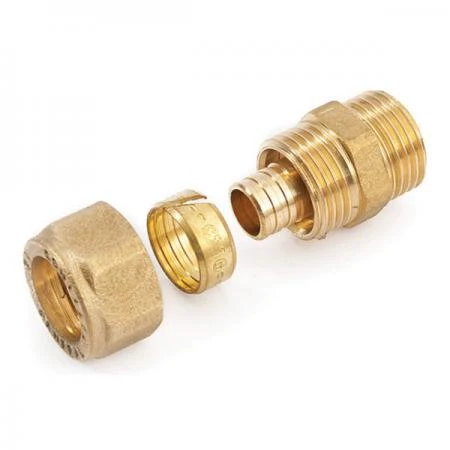 Фото Ниппель 16(2.0)х3/4" нар. для трубы PEX General Fittings