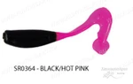 фото Силиконовая приманка Bobby Garland Stroll'R 2,5 Расцветка SR0364 - 12 BLACK/HOT PINK