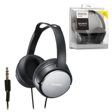 Фото Наушники SONY MDR-XD150, проводные, Hi-Fi, 2 м, стерео, полноразмерные c оголовьем, с амбушюрами, черные