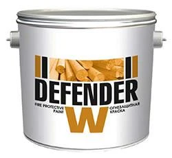 Фото Огнезащитная краска для древесины Defender W