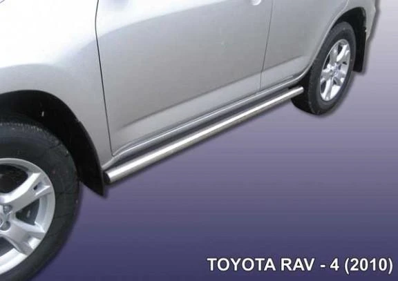 Фото Slitkoff Пороги d57 труба черные TOYOTA RAV-4 (2010)