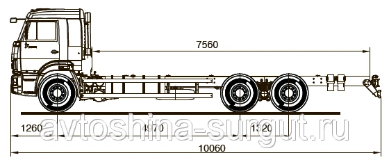 Фото Грузовой автомобиль шасси Камаз 65117-773010-19(L4)