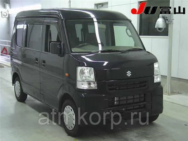 Фото Грузопассажирский микроавтобус SUZUKI EVERY минивэн кузов DA64V гв 2010 4WD пробег 38 тыс км цвет черный