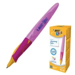 фото Ручка шариковая BIC "Kids Twist", для детей, корпус розовый с желтым, толщина письма 0,4 мм, синяя