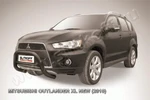 фото Slitkoff Кенгурятник d76 низкий черные MITSUBISHI OUTLANDER XL NEW (2010)