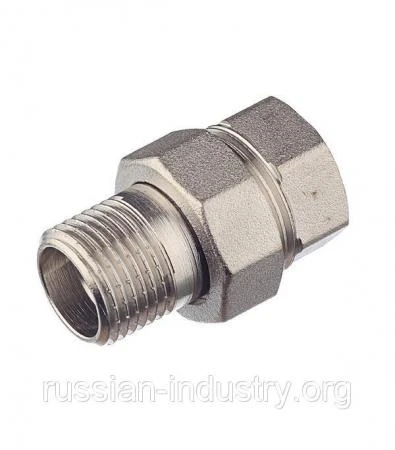 Фото Американка прямая (сгон) 1/2" внутр(г) х 1/2" нар(ш ) Valtec