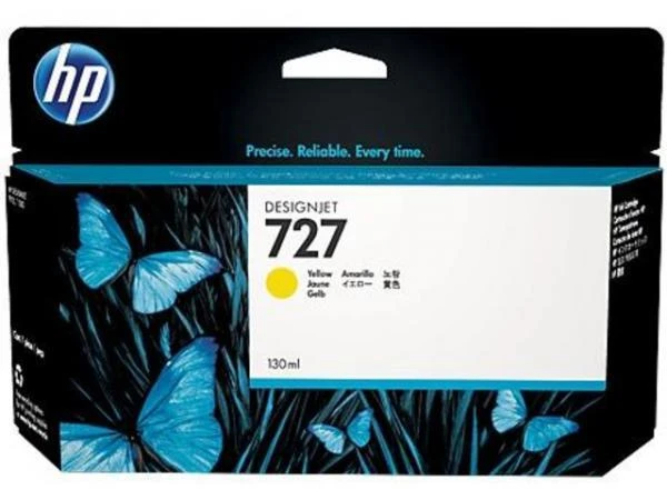 Фото HP 727 130-ml Yellow Ink Cartridge