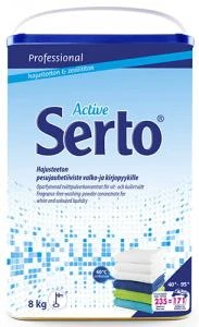 Фото Kiilto SERTO ACTIVE 8кг стиральный порошок для белых и цветных тканей