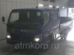 фото Грузовик двухкабинник бортовой MITSUBISHI CANTER гв 2008 гидроборт кабина 7 мест груз 2 тн пробег 112 т.км