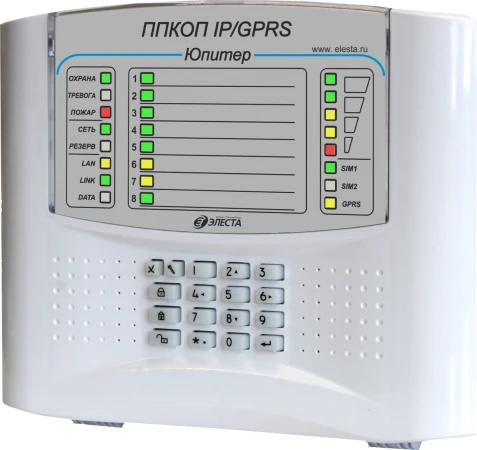 Фото ППКОП "ЮПИТЕР- 8 IP/GPRS" клавиатурный