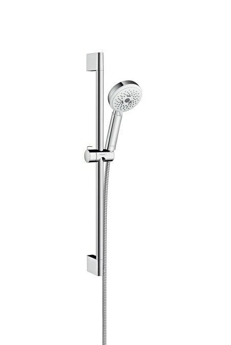 Фото Hansgrohe Crometta 100 Multi 26650400 Душевой гарнитур (хром/белый)