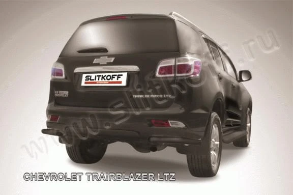 Фото Slitkoff Уголки d57 черные CHEVROLET Trailblazer