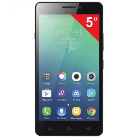 Фото Смартфон LENOVO P1m, 5", 2 SIM, 4G (LTE), 5/8 Мп, 16 Гб, microSD, черный, пластик