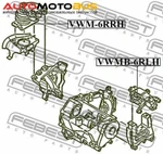 фото Сайлентблок Febest VWMB6RLH