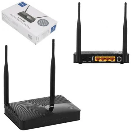 Фото Маршрутизатор-ADSL ZYXEL Keenetic DSL, 1RJ11, 4 LAN, 2 USB, 10/100 Мбит/с, WI-FI802.11n, 300 Мбит/с, 3G