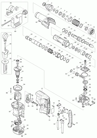 Фото Кольцо стопорное MAKITA HM0870C R42