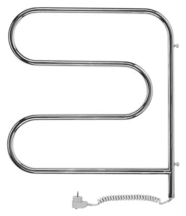 Фото Полотенцесушитель электрический Terminus F-образный 25 ПСЭ 50x50