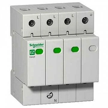 Фото ОГРАНИЧИТЕЛЬ ПЕРЕНАПР. EASY9 3П+H 20кА 400В =S= (max 78) | арт. EZ9L33720 | Schneider Electric