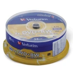 фото Диски DVD+RW (плюс) VERBATIM 4,7 Gb 4x