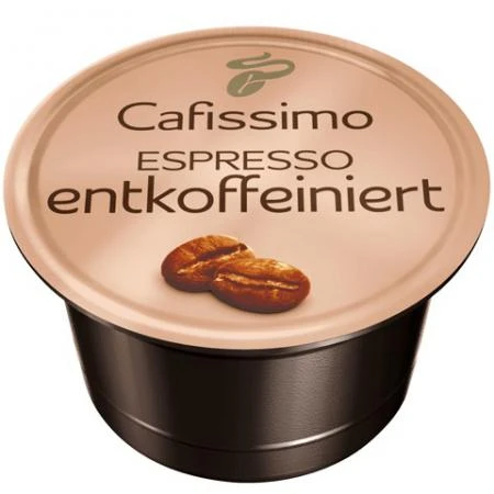 Фото Капсулы для кофемашин TCHIBO Cafissimo Espresso Entkoffeiniert, натуральный кофе без кофеина, 10 шт. х 7,5 г