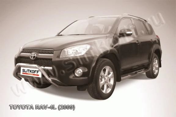 Фото Slitkoff Кенгурятник d57 мини черный TOYOTA RAV-4 L (2009)