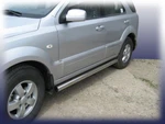 фото Slitkoff Защита порогов d76 труба Kia Sorento New 2006