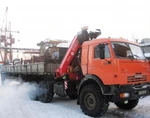 фото Седельный тягач КамАЗ 44108 с КМУ FASSI F240D