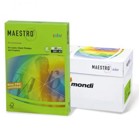 Фото Бумага MAESTRO color А3, 80 г/м2, 500 л., интенсивная зеленая MA42