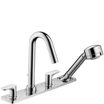 Фото Hansgrohe Axor Citterio M 34455000 Смеситель ванны для монтажа на плиточный бортик (хром) | интернет-магазин сантехники Santehmag.ru