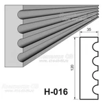 фото Декоративные элементы лепнины - фасадный декор наличник Н-016 на окна из пенопласта