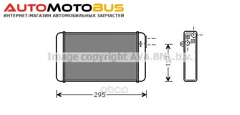 Фото Радиатор охлаждения двигателя Ava OLA6116