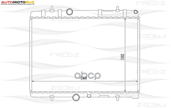 Фото Радиатор охлаждения FREE-Z KK0176